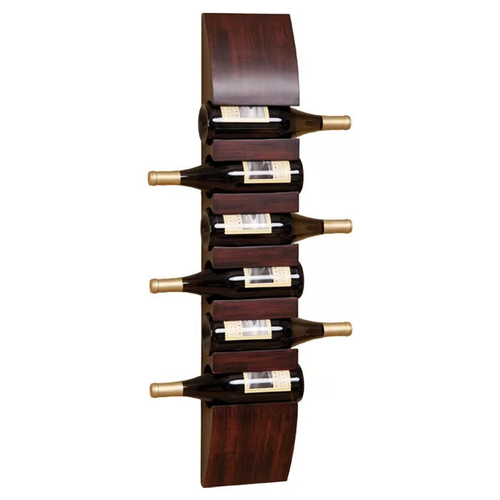 Wine Racks : Wine Bottle Rack in Cherry Wood