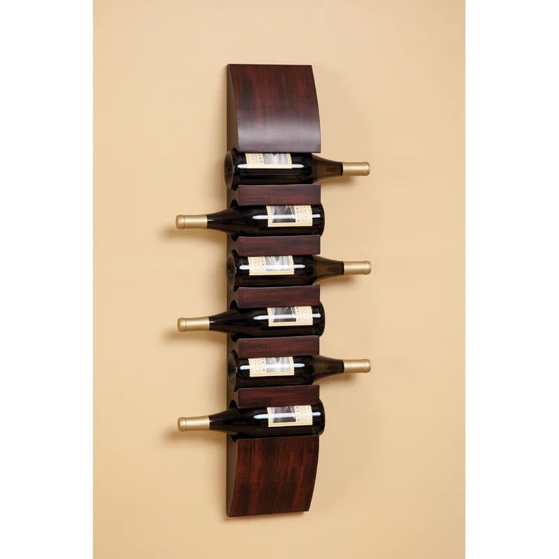 Wine Racks : Wine Bottle Rack in Cherry Wood