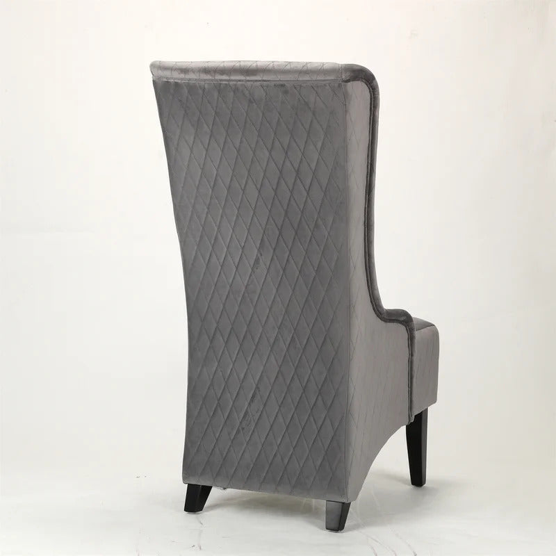 Wing Chair: 23.6'' Wide Tufted Velvet Wingback Chair