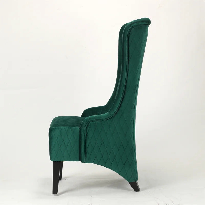 Wing Chair: 23.6'' Wide Tufted Velvet Wingback Chair