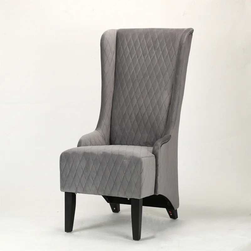 Wing Chair: 23.6'' Wide Tufted Velvet Wingback Chair