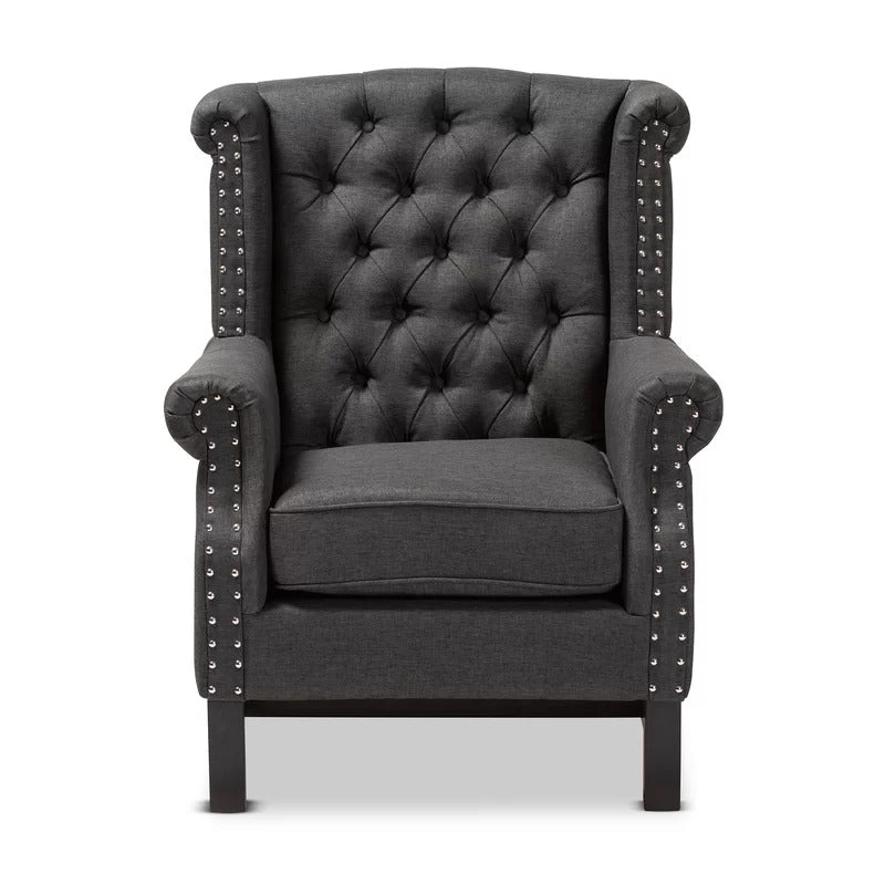 Wing Chair: 29.5'' Wide Tufted Wingback Chair