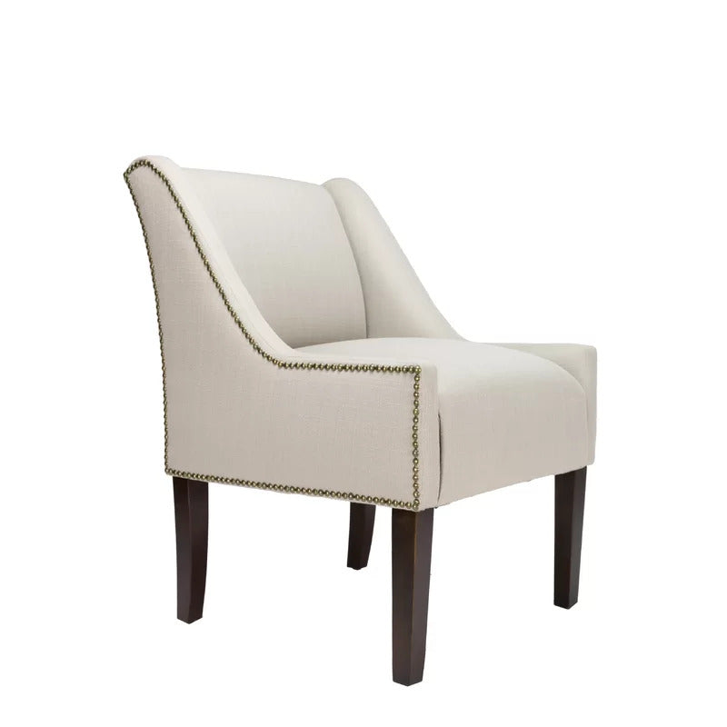 Wing Chair: Carlston 23'' Wide Linen Wingback Chair
