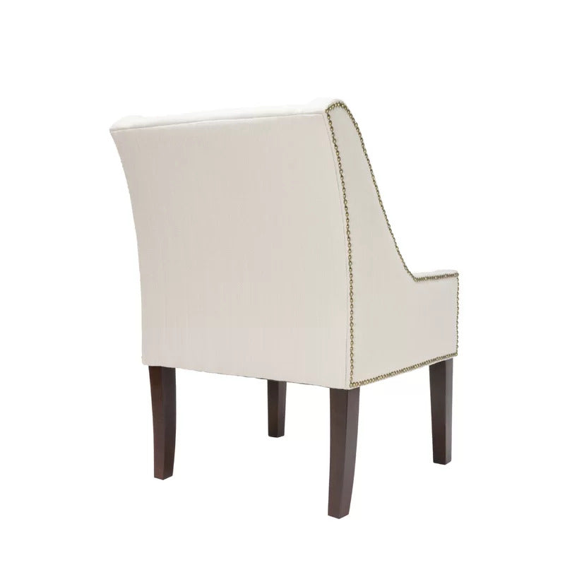 Wing Chair: Carlston 23'' Wide Linen Wingback Chair