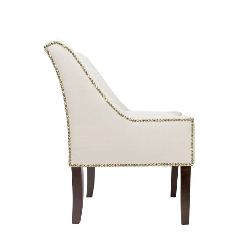 Wing Chair: Carlston 23'' Wide Linen Wingback Chair