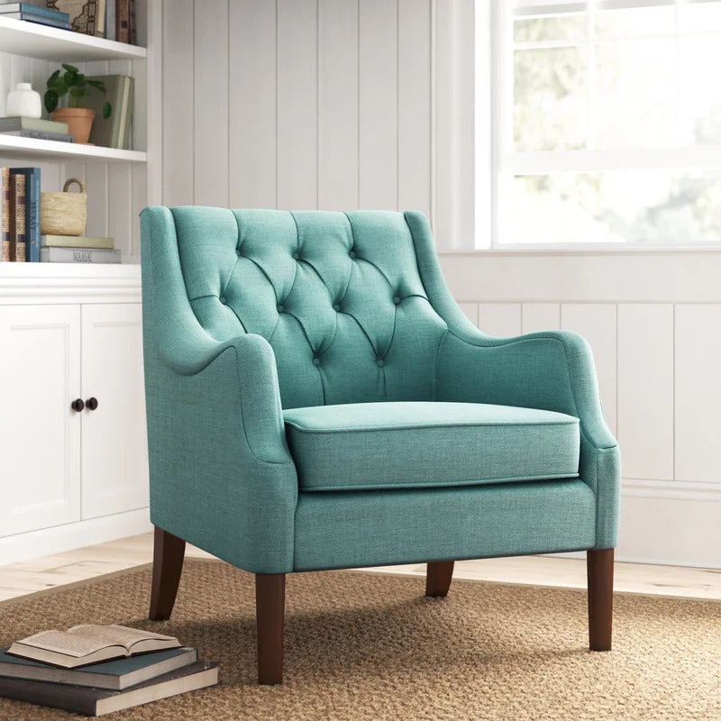 Wing Chair: Fonvill 29.25'' Wide Tufted Wingback Chair