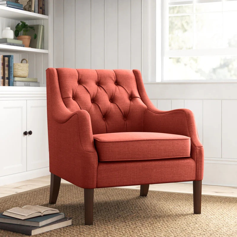 Wing Chair: Fonvill 29.25'' Wide Tufted Wingback Chair