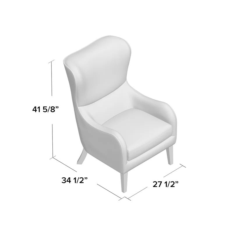 Wing Chair: Mettina 27.5'' Wide Wingback Chair