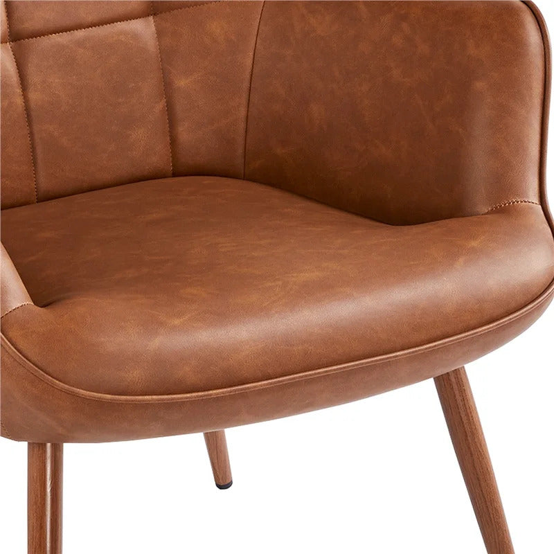 Wing Chair: Michele 28'' Wide Tufted Wingback Chair