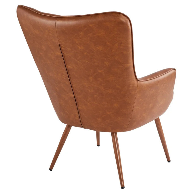 Wing Chair: Michele 28'' Wide Tufted Wingback Chair