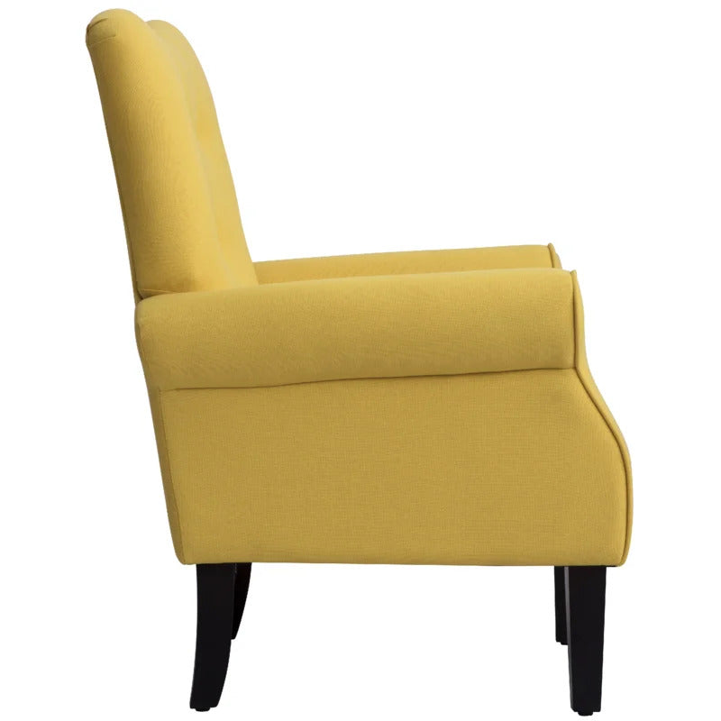 Wing Chair: Milayna 31.1'' Wide Tufted Wingback Chair