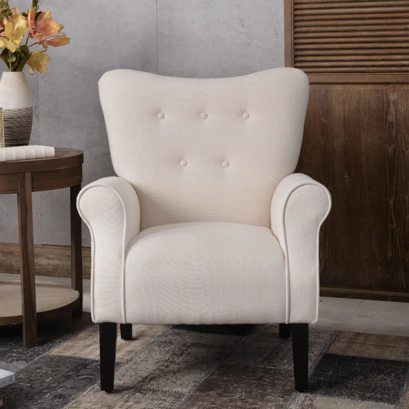 Wing Chair: Milayna 31.1'' Wide Tufted Wingback Chair