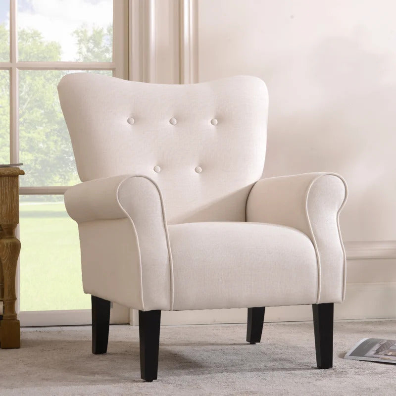 Wing Chair: Milayna 31.1'' Wide Tufted Wingback Chair