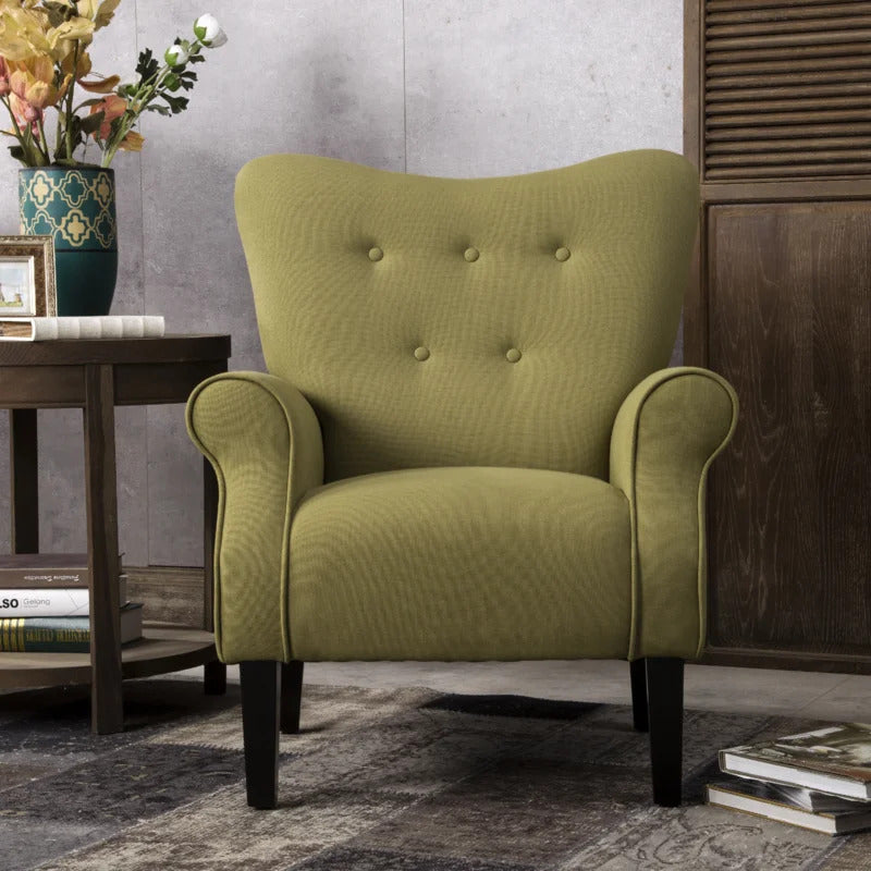Wing Chair: Milayna 31.1'' Wide Tufted Wingback Chair