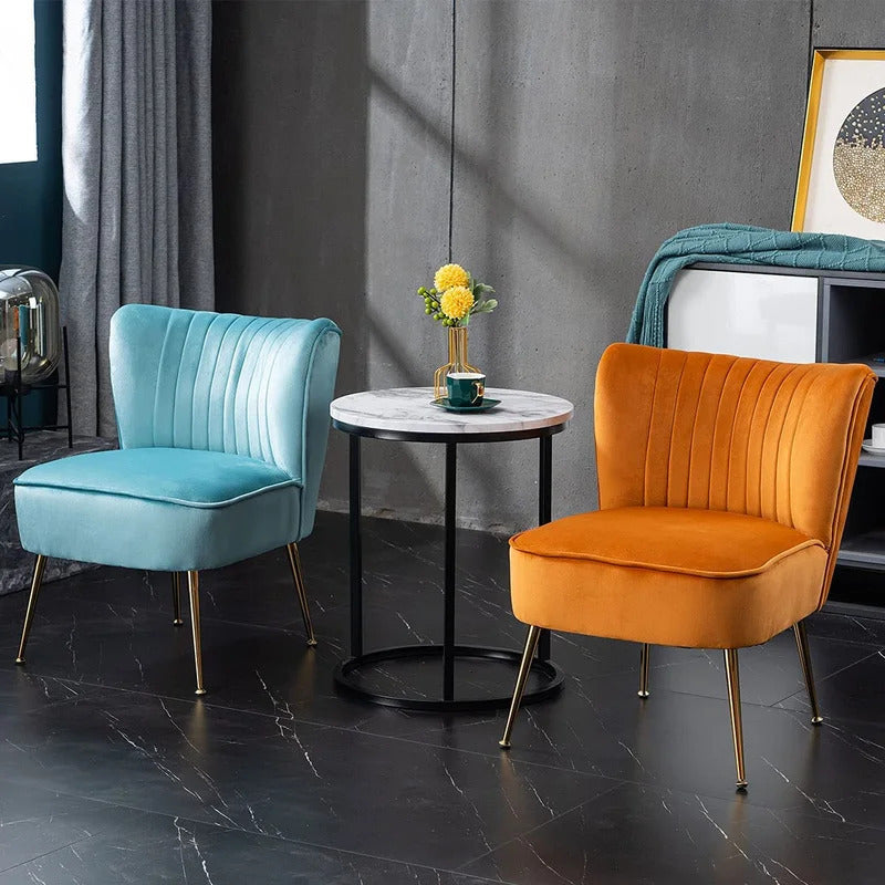 Wing Chair: Reshion 21.2'' Wide Velvet Wingback Chair