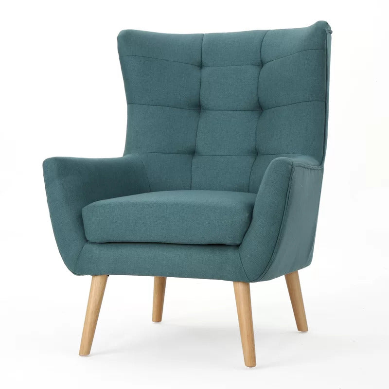 Wing Chair: Rexton 31.75'' Wide Tufted Wingback Chair