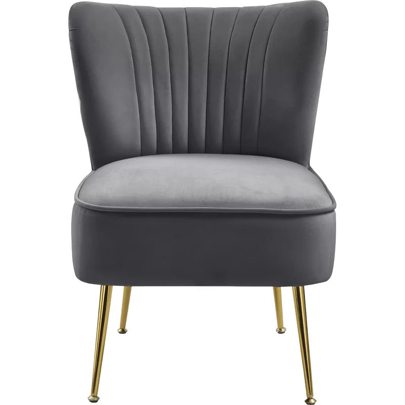 Wing Chair: Ritaro 22.5'' Wide Velvet Wingback Chair