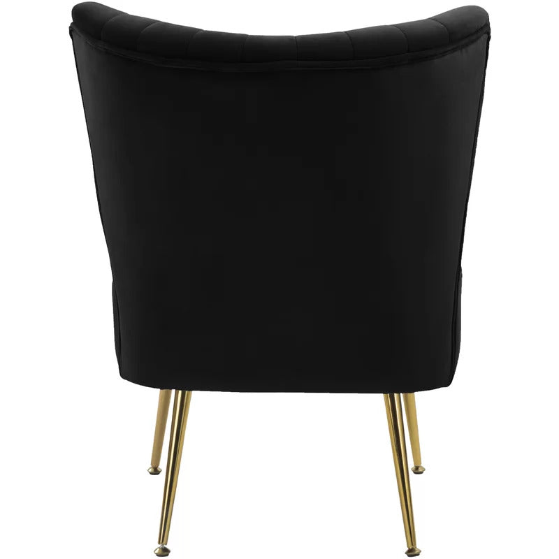 Wing Chair: Ritaro 22.5'' Wide Velvet Wingback Chair