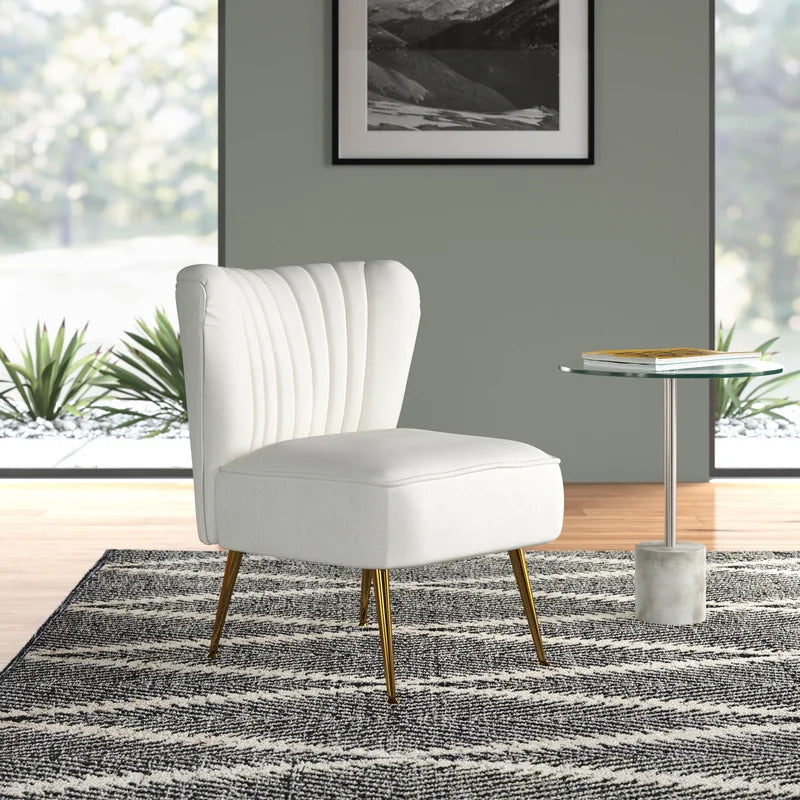 Wing Chair: Ritaro 22.5'' Wide Velvet Wingback Chair