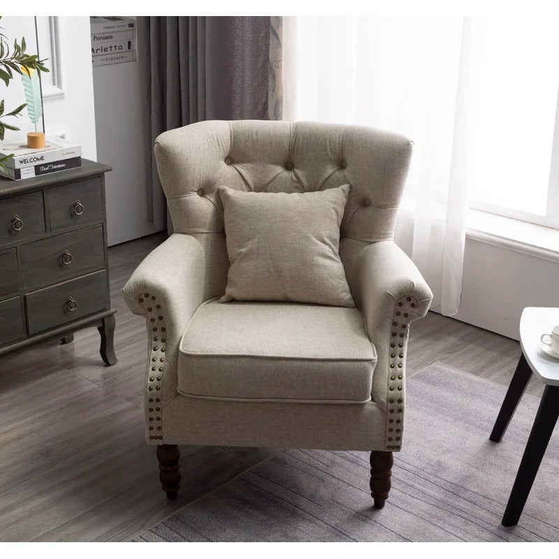 Wing Chair: Turgan 29'' Wide Velvet Wingback Chair