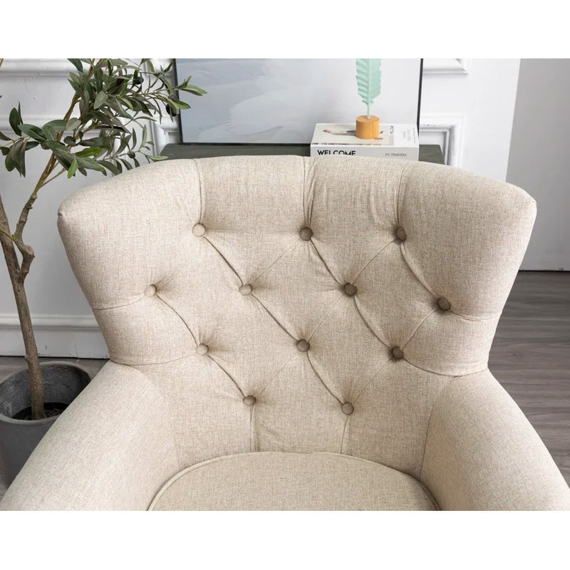 Wing Chair: Turgan 29'' Wide Velvet Wingback Chair
