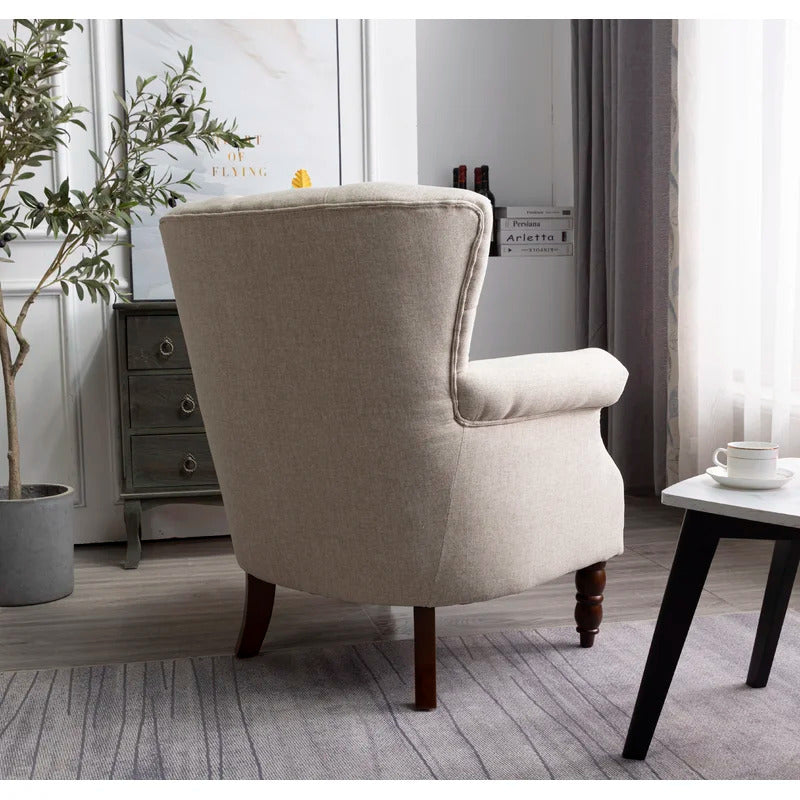 Wing Chair: Turgan 29'' Wide Velvet Wingback Chair