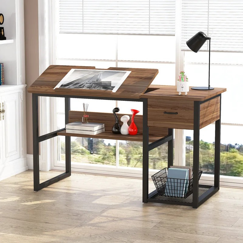 Computer Table: Wooden 47'' Computer Desk