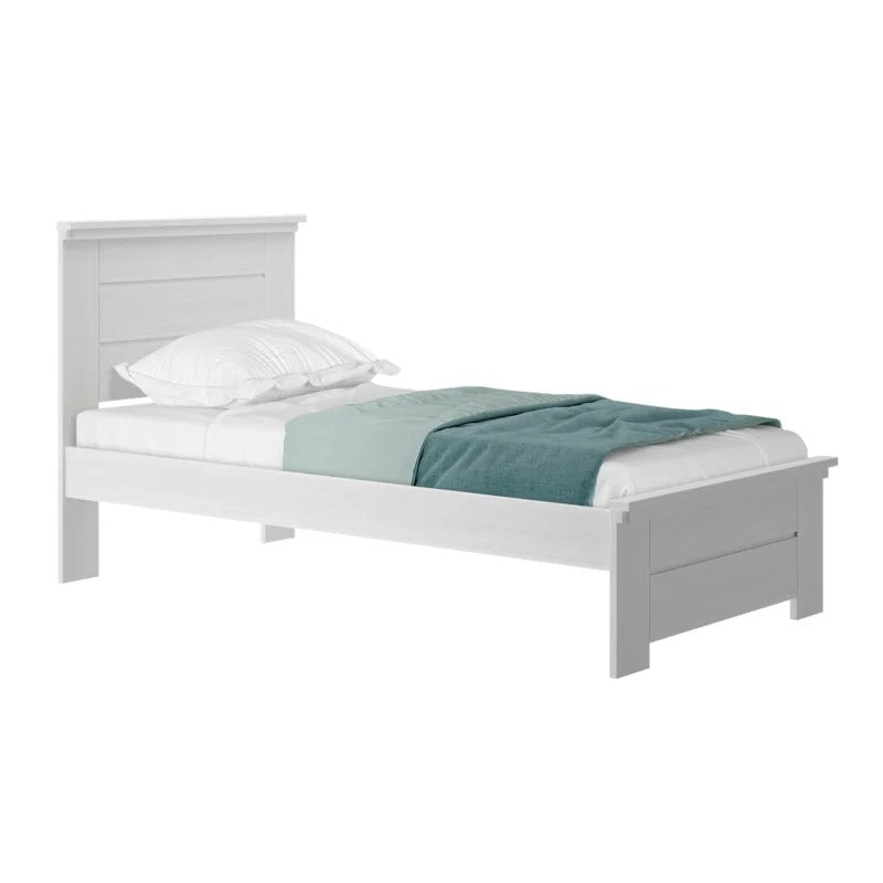 Wooden Bed: Evoque Solid Wood Platform Bed