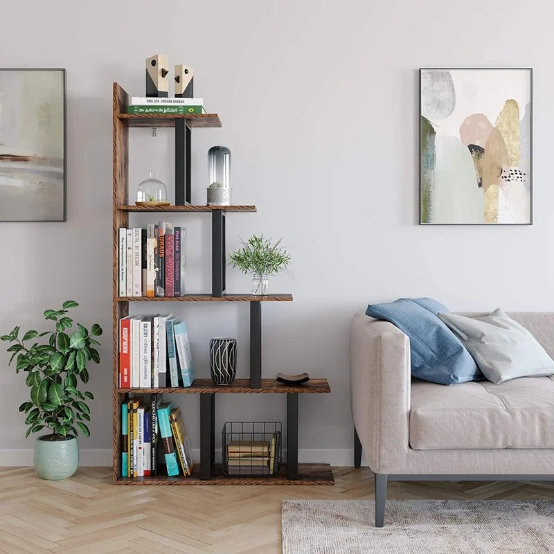 Display Unit: Wooden Book Rack