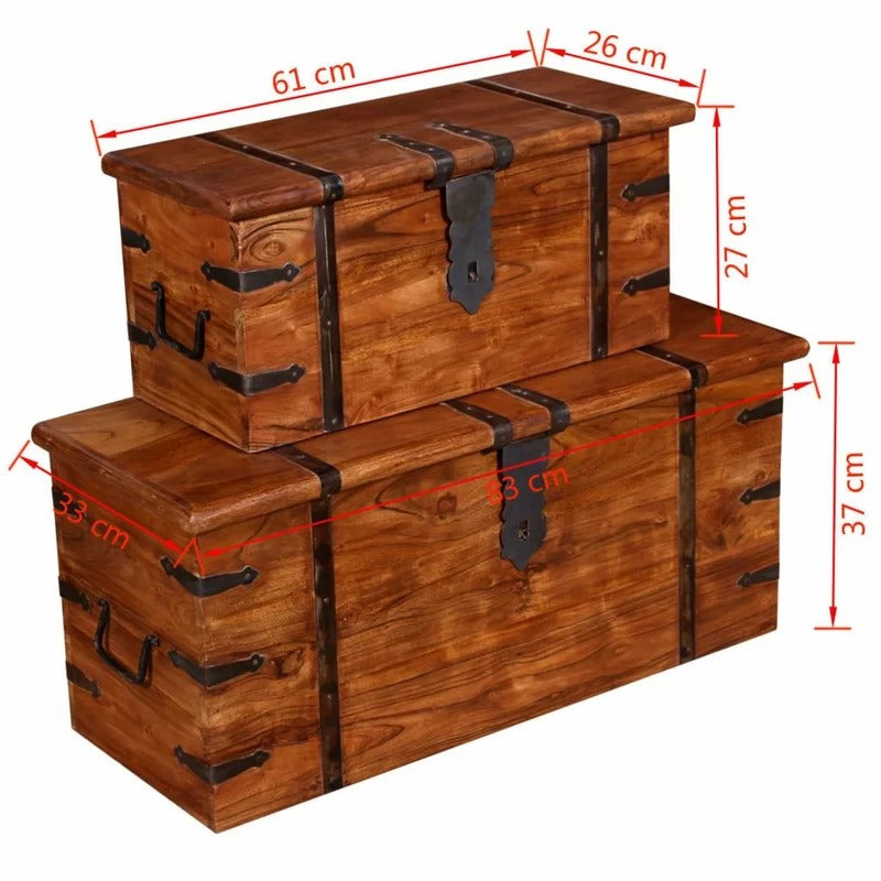 Wooden Box 2 Piece Wooden Box