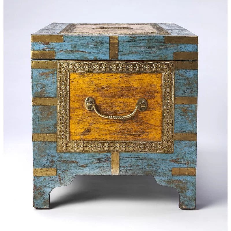 Wooden Box 4 Legs Wooden Storage Box