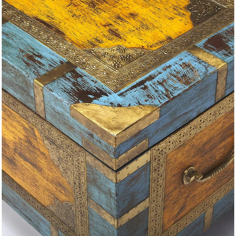 Wooden Box 4 Legs Wooden Storage Box