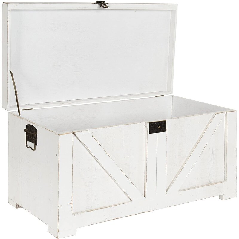 Wooden Box : Blanket Storage Box