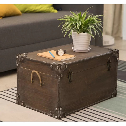 Wooden Box : Classic Wooden Box With Storage
