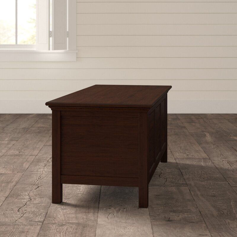 Wooden Box : Dark Mahogany Finish Storage Box