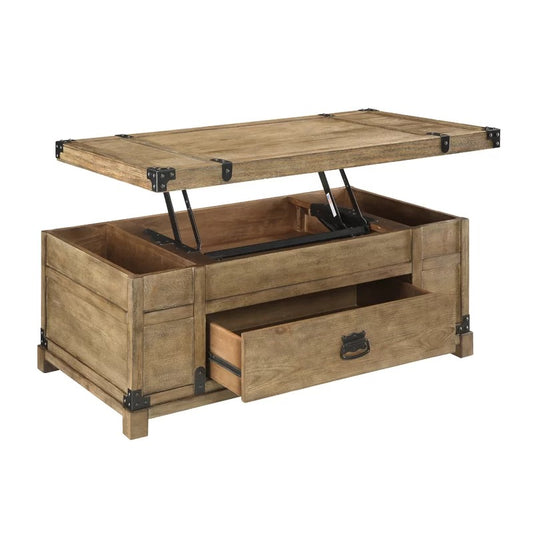 Wooden Box : Modern Lift Top 4 Legs Wooden Box With Storage