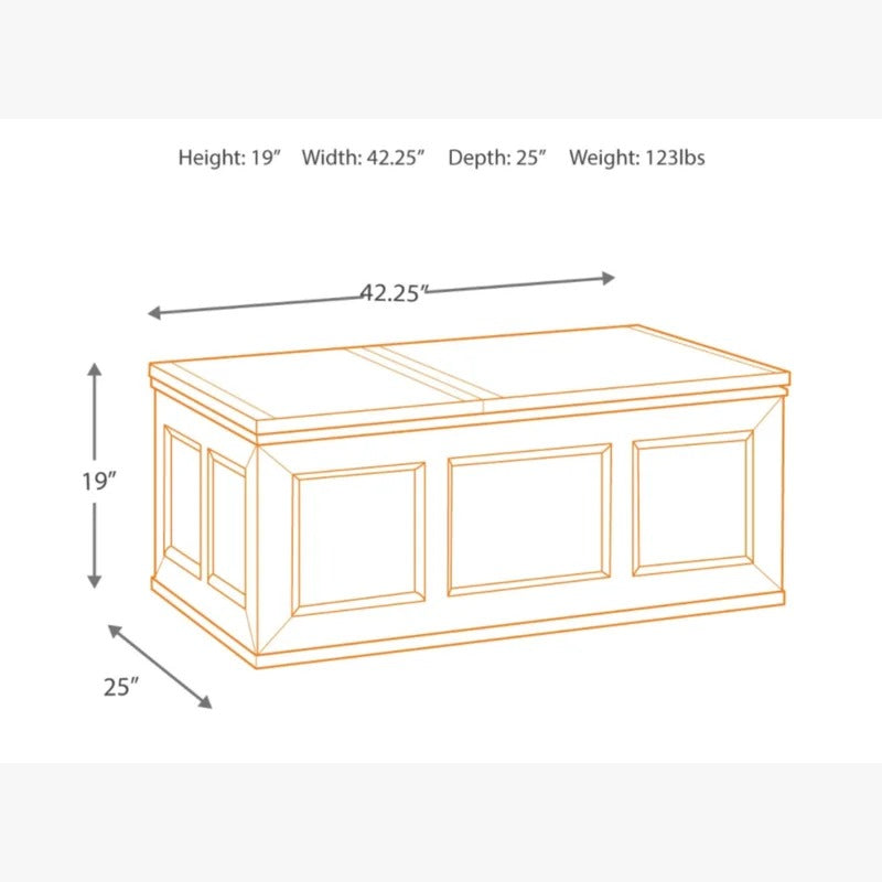 Wooden Box Modern Manufactured Wood Wooden Box