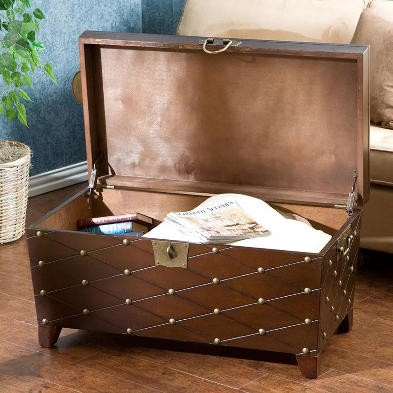 Wooden Box Modern Wooden Box with Storage