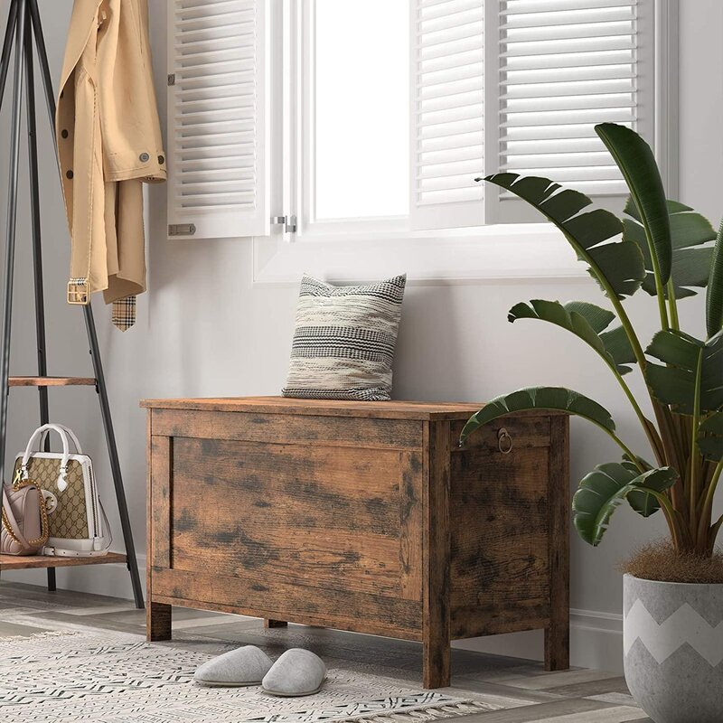 Wooden Box : Rustic Storage Box