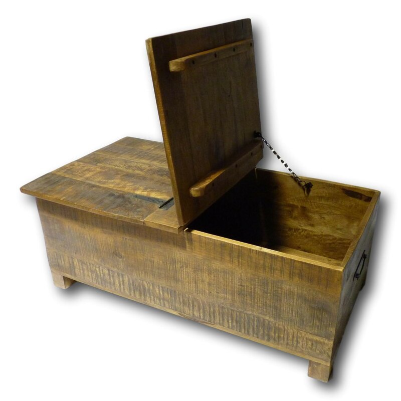 Wooden Box : Solid Wood Brown Storage Box