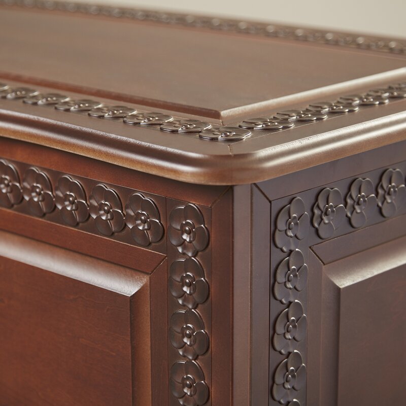 Wooden Box : Traditional Style Cherry Storage Box