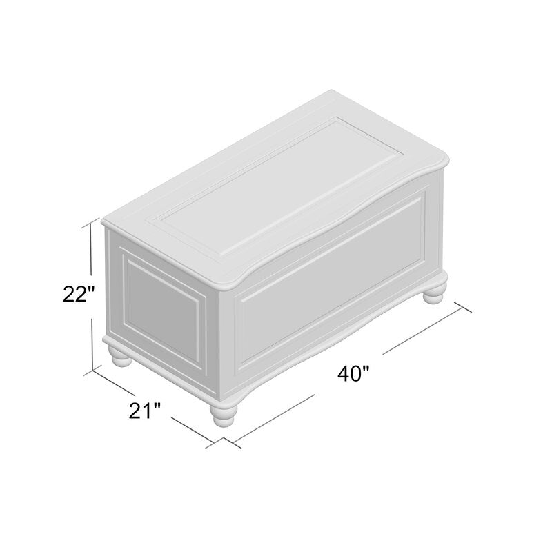 Wooden Box : Traditional Style Cherry Storage Box