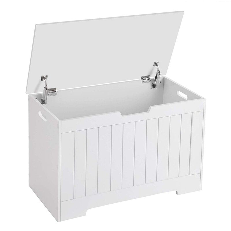 Wooden Box : White kevin Wooden Storage Box