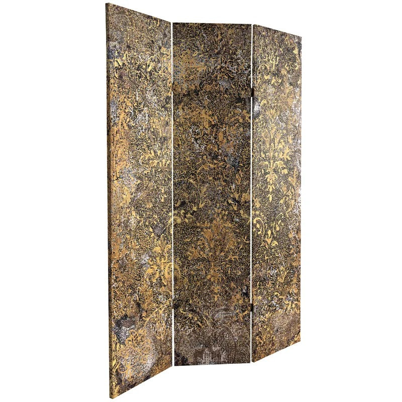 Wooden Partition 47.25'' W x 70.75'' H 3 - Panel