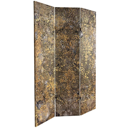 Wooden Partition 47.25'' W x 70.75'' H 3 - Panel