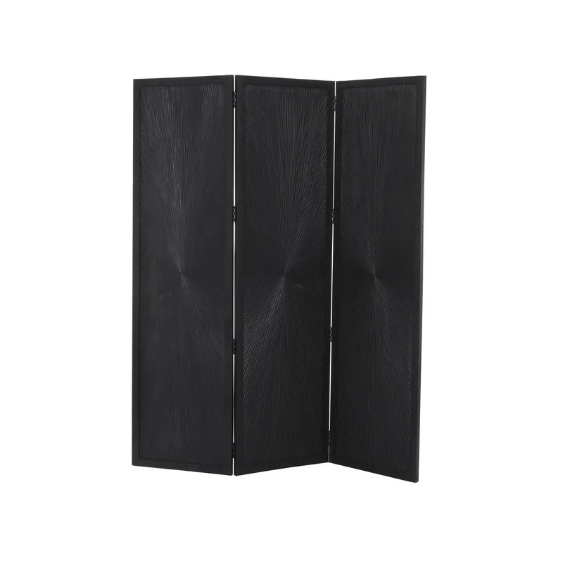 Wooden Partition 70'' H 3 - Panel Folding Wooden Partition