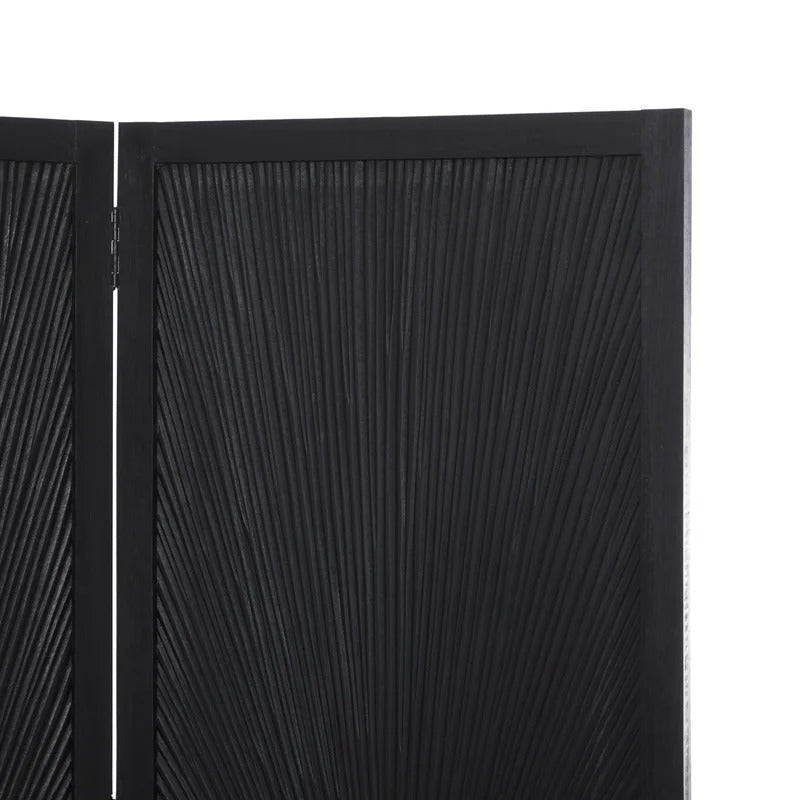 Wooden Partition 70'' H 3 - Panel Folding Wooden Partition