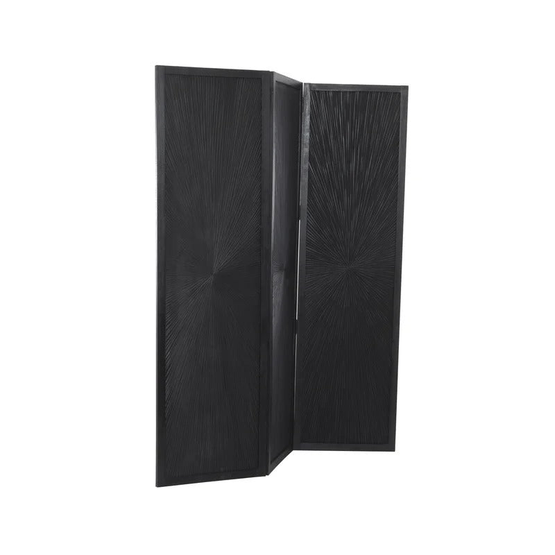 Wooden Partition 70'' H 3 - Panel Folding Wooden Partition