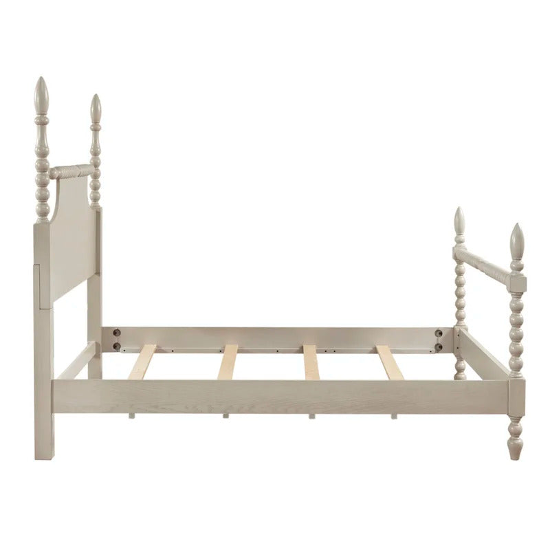 Poster Bed: Wooden Poster Bed