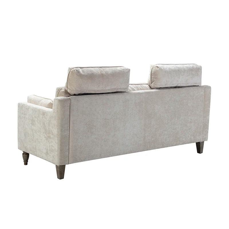 Wooden Sofa: Lexan Wooden 75'' Square Arm Sofa